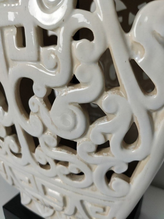 Image 1 of Lamp In Reticulated Ceramic By Nardini Studio