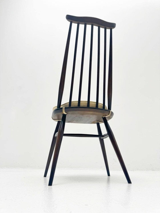 Image 1 of Set of 4 Goldsmith 369 chairs in beech & elm by Lucian Ercolani for Ercol, England, 1960s