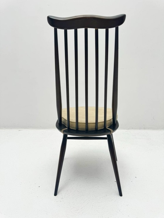 Image 1 of Set of 4 Goldsmith 369 chairs in beech & elm by Lucian Ercolani for Ercol, England, 1960s