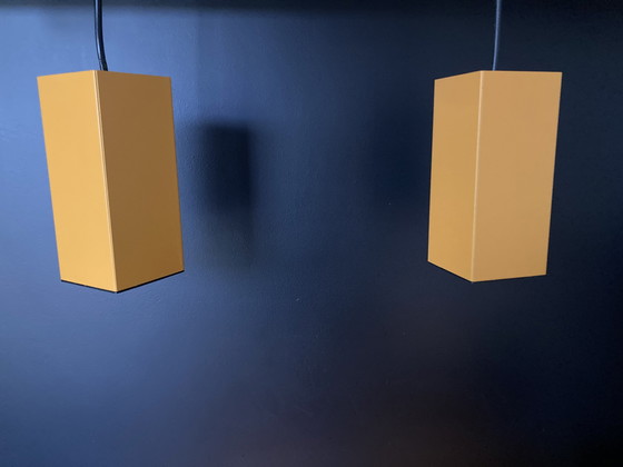 Image 1 of 2x Philips cube hanging lamps