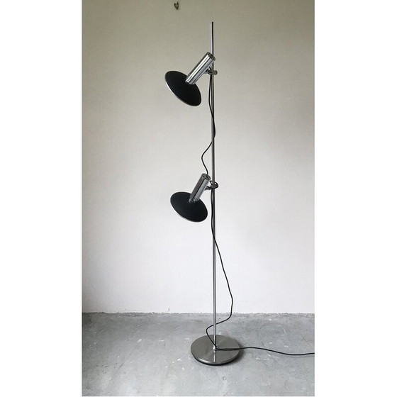 Image 1 of Vintage chrome floor lamp by Alain Richard for Disderot, 1960s