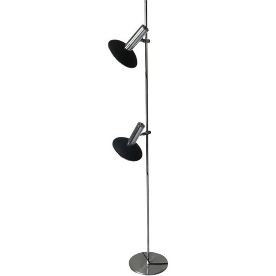 Image 1 of Vintage chrome floor lamp by Alain Richard for Disderot, 1960s
