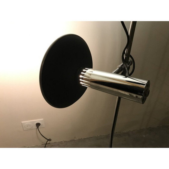 Image 1 of Vintage chrome floor lamp by Alain Richard for Disderot, 1960s