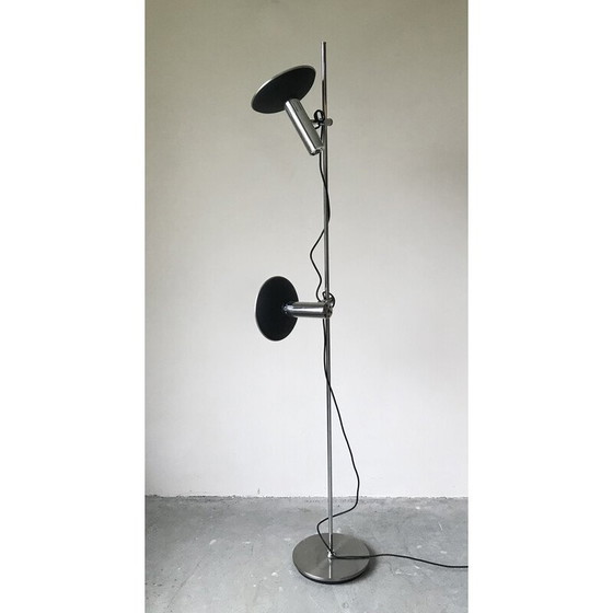 Image 1 of Vintage chrome floor lamp by Alain Richard for Disderot, 1960s