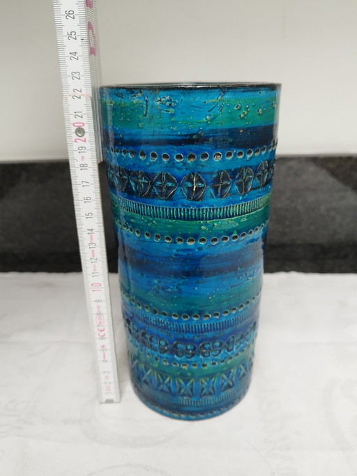 Bitossi Rimini blue vase