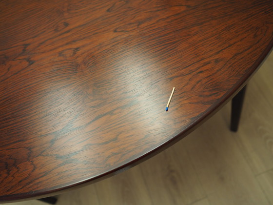 Image 1 of Round Rosewood Table, Danish Design, 1970S, Manufacturer: Omann Jun