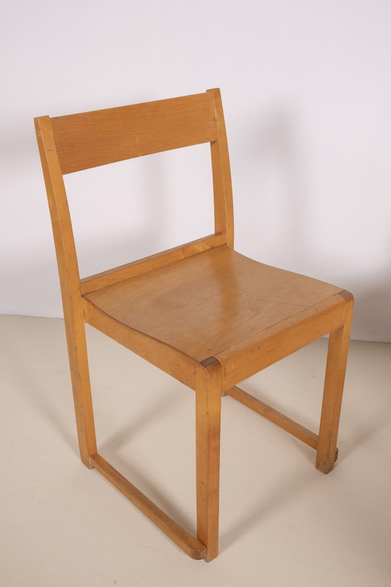 Image 1 of 4X Sven Markelius Orchestra Chair, 1930S Sweden