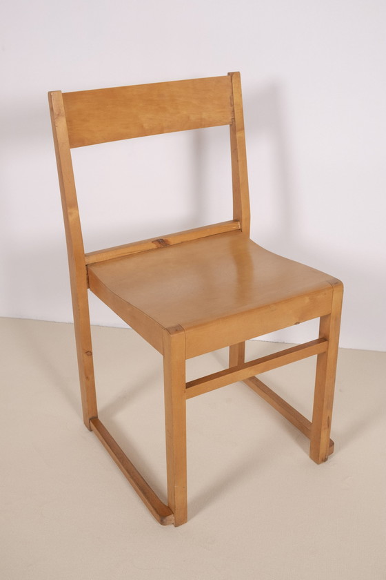 Image 1 of 4X Sven Markelius Orchestra Chair, 1930S Sweden