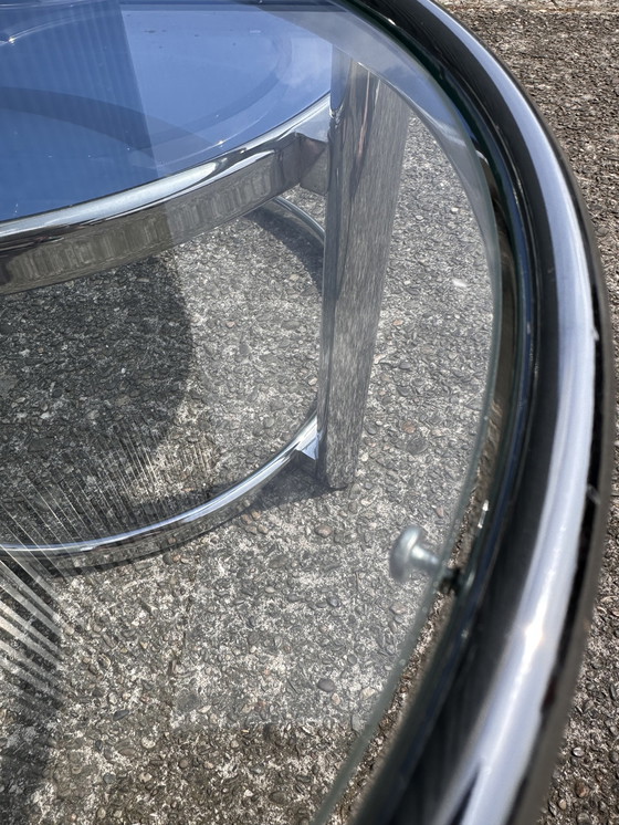 Image 1 of Table basse en verre vintage table d'appoint