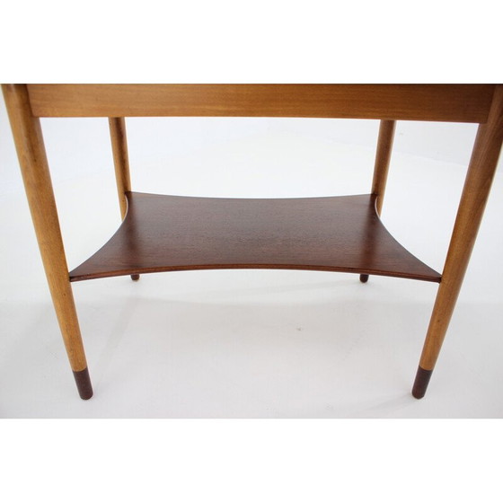 Image 1 of Mesa de centro vintage de teca y roble de Borge Mogensen para Soborg Mobelfabric, Dinamarca, década de 1960