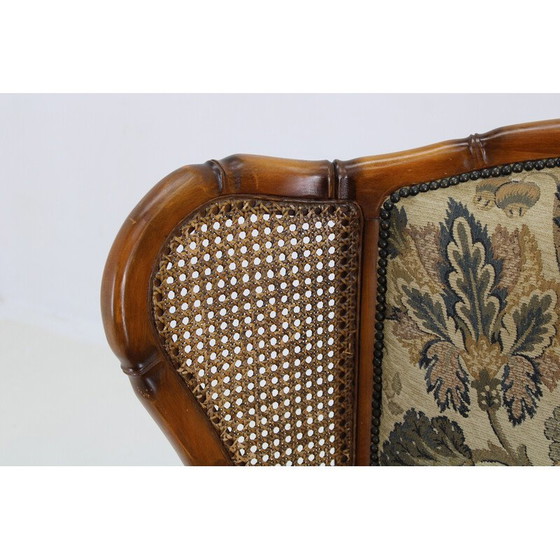 Image 1 of Pair of vintage rattan armchairs, Italy 1960s