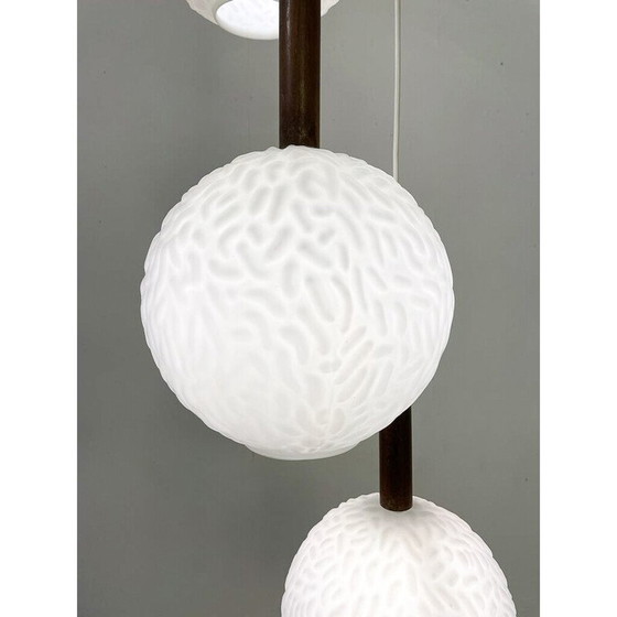 Image 1 of Vintage opaline pendant lamp, Italy 1960