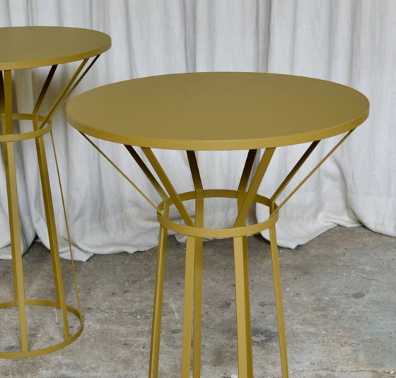 Image 1 of 2x Metal side tables