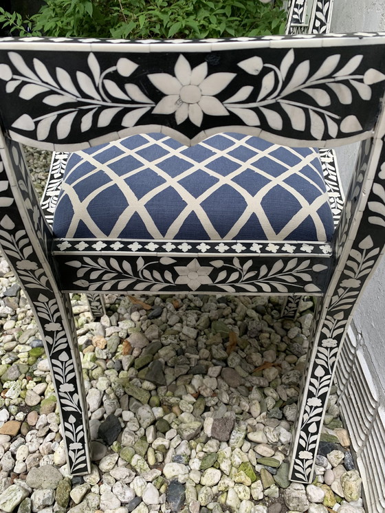 Image 1 of 2x Bone Inlay chairs