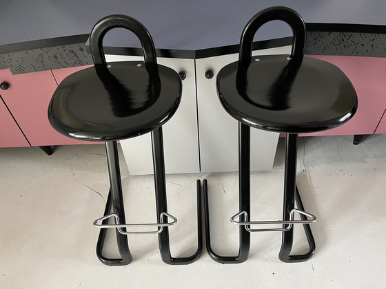 Image 1 of 2 Postmodern Bar Stools, Theme Italy
