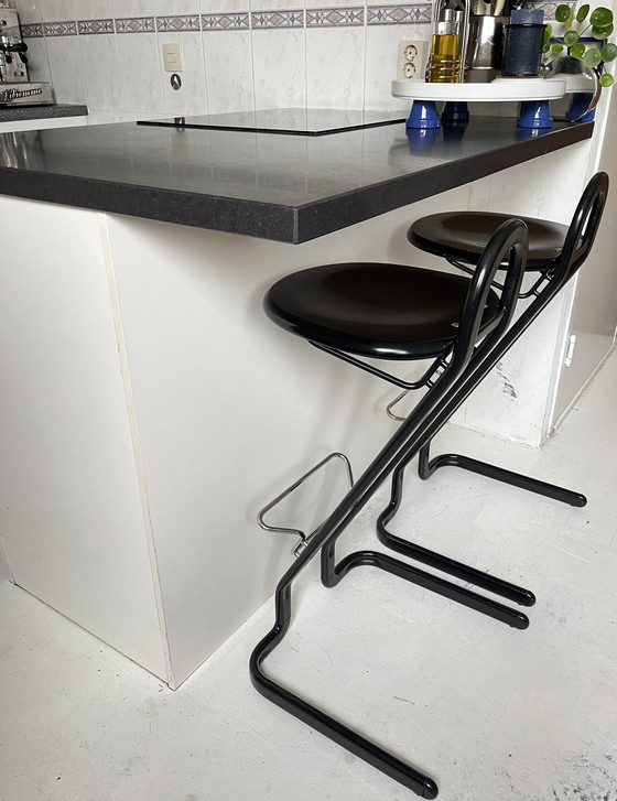 Image 1 of 2 Postmodern Bar Stools, Theme Italy