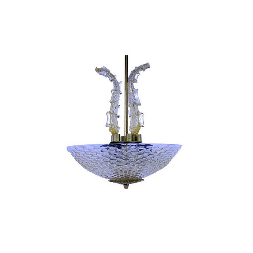 Vintage glass suspension by Carl Fagerlund for Orrefors, Sweden 1940