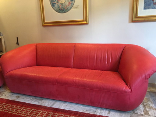 Leolux Gynko sofa + footstool