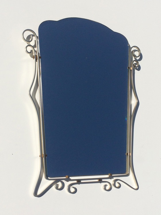 Image 1 of Miroir de style néoclassique des années 50 76 x 58.5 * Hollywood Regency * Miroir Vintage