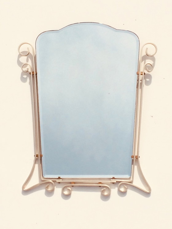 Image 1 of 50s Neoclassical Style Mirror 76 x 58.5 * Hollywood Regency * Vintage Mirror