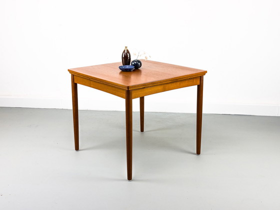 Image 1 of Teak Extendable Dining Table by Hundevad & Co., 1960s