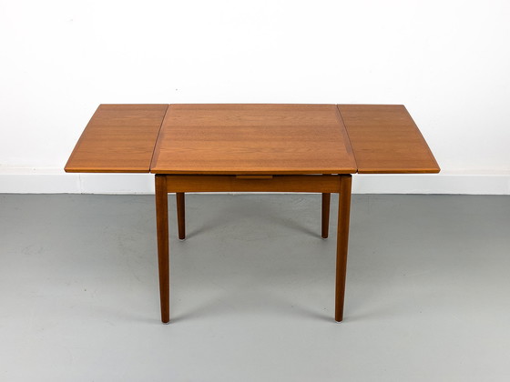 Image 1 of Teak Extendable Dining Table by Hundevad & Co., 1960s