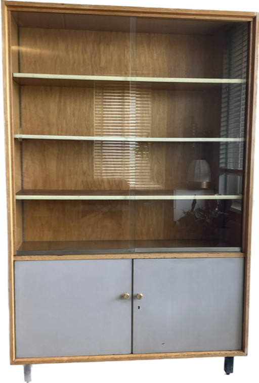 Vintage mid-century display cabinet