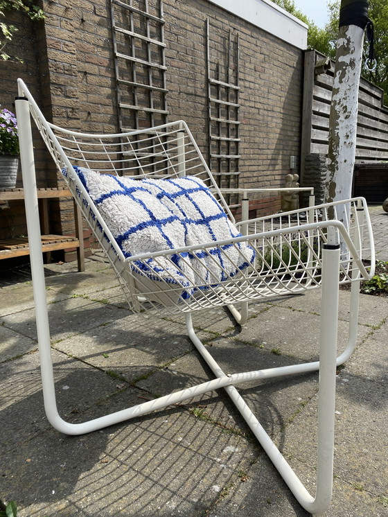 Image 1 of Niels Gammelgaard Chaise en fil de fer vintage