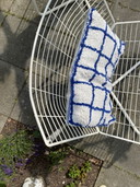 Niels Gammelgaard Chaise en fil de fer vintage
