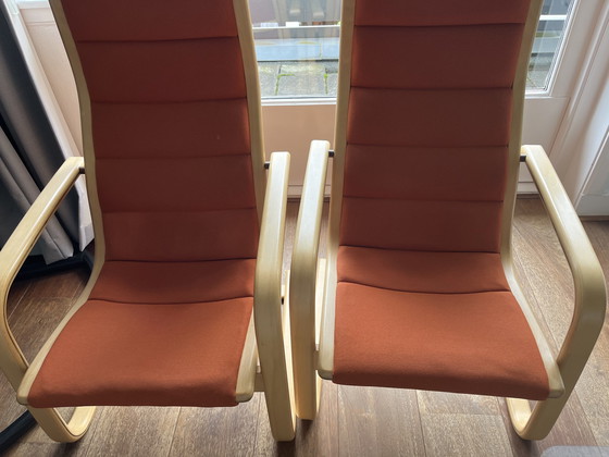 Image 1 of 2x Yngve Ekstrom Lamello armchair