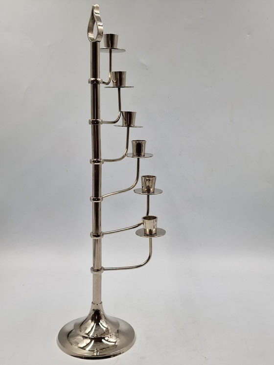 Image 1 of Set of 2 Scandinavian design candlesticks