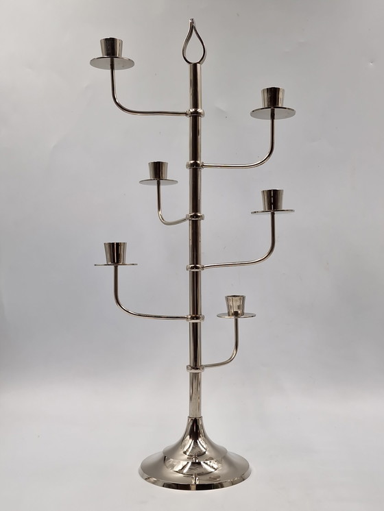 Image 1 of Set of 2 Scandinavian design candlesticks