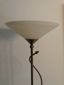 Massive Burgundy floor lamp