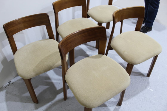 Image 1 of 5x Vintage dining room chairs - 1970s