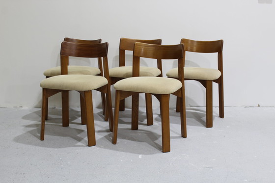 Image 1 of 5x Vintage dining room chairs - 1970s