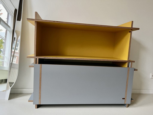 KiloWatt chest of drawers and open cupboard