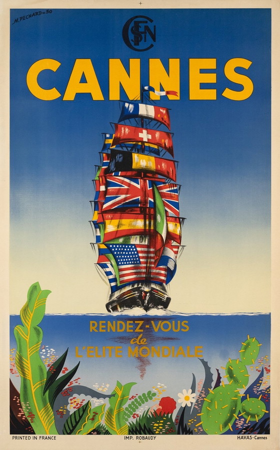 Image 1 of M. Pecnard Jacques cannes rendez vous de l'elite mondiale poster