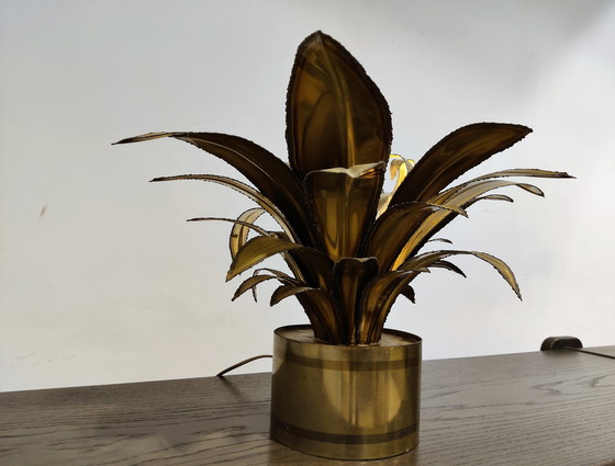 Image 1 of Maison jansen flower table lamp, 1970s