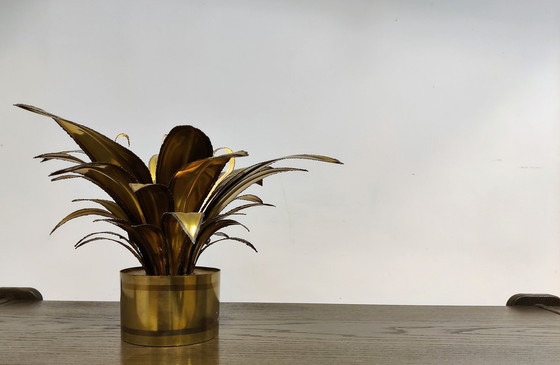 Image 1 of Maison jansen flower table lamp, 1970s