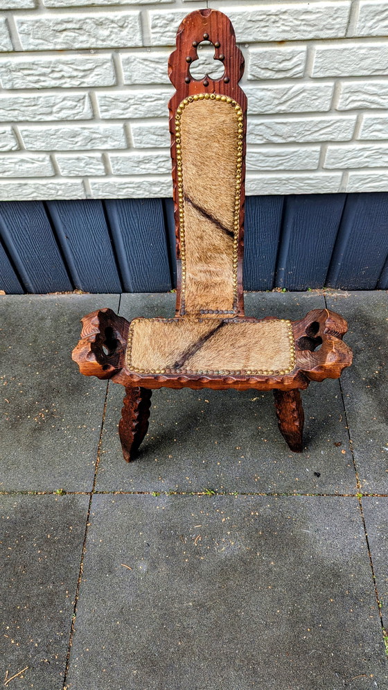 Image 1 of Vintage brutalist chair