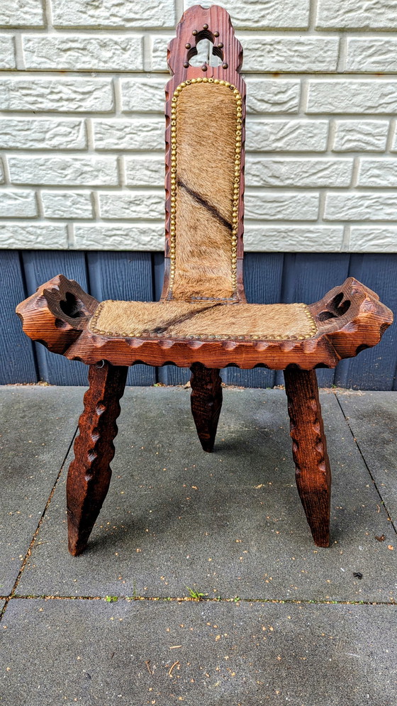 Image 1 of Vintage brutalist chair