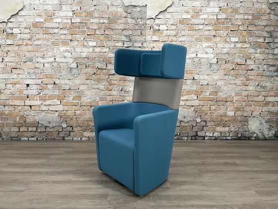 Image 1 of Bene Parcs Wing Chair blue - armchair