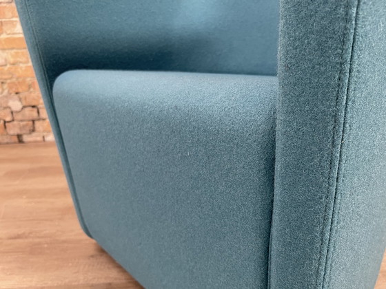 Image 1 of Bene Parcs Wing Chair blue - armchair