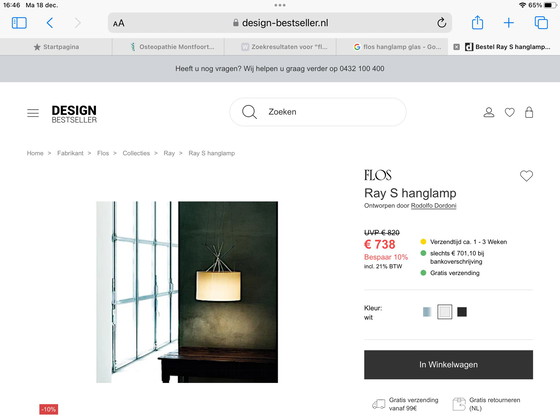 Image 1 of Flos Ray S pendant lights