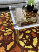 Space age chrome coffee table
