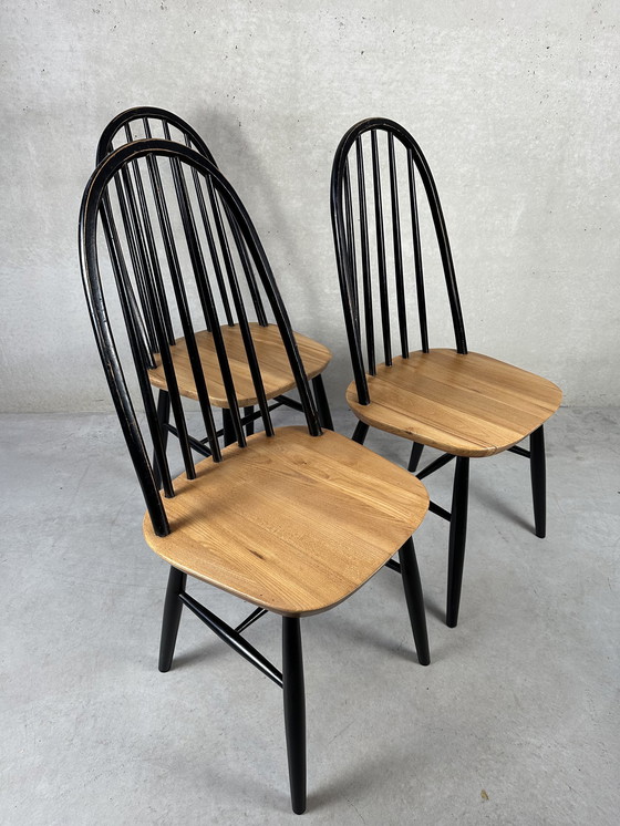 Image 1 of 3x vintage 'Highback' chairs