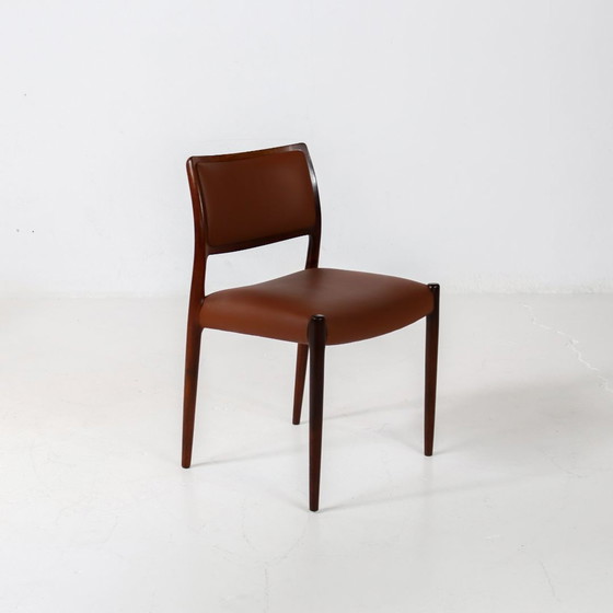 Image 1 of 4x Niels Möller Model 80 rosewood chair