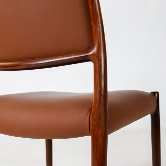 Image 1 of 4x Niels Möller Model 80 rosewood chair