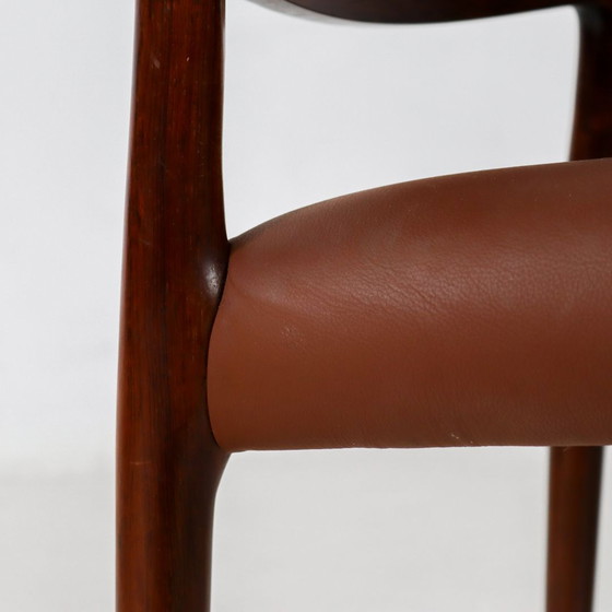 Image 1 of 4x Niels Möller Model 80 rosewood chair