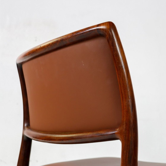 Image 1 of 4x Niels Möller Model 80 rosewood chair